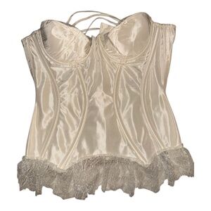 Agent Provocateur Lace Trim Corset 4 NWOT Garters